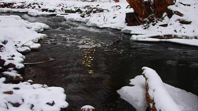 rivi&egrave;re en hiver