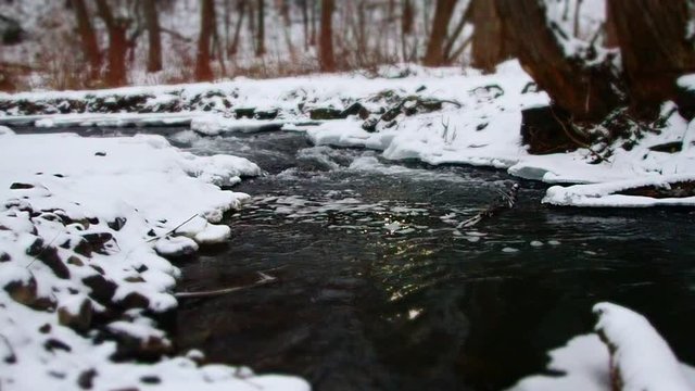 rivi&egrave;re en hiver
