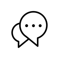 call center service business speech bubble line