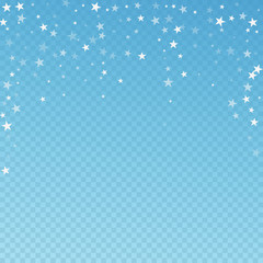 Random falling stars Christmas background. Subtle 