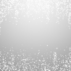 Magic stars sparse Christmas background. Subtle fl