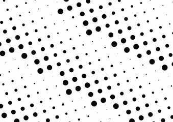 Abstract halftone dotted background. Futuristic grunge pattern, dot and circles.  Vector modern optical pop art texture for posters, sites, business cards, cover, postcards, labels, stickers layout.