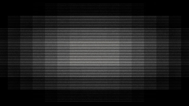 Tv Screen Scan Grey Lines in Black Vignette Abstract Background	