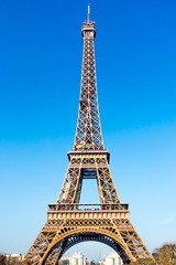 Paris / France - 01 14 2018: Eiffel Tower, Paris, France