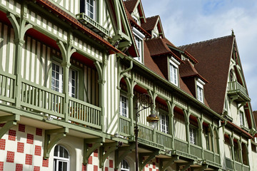 Deauville, France - september 27 2019 : Les Planches near the beach