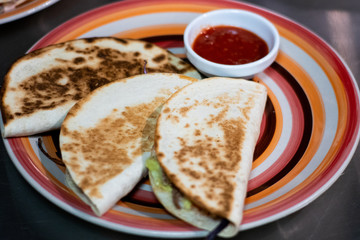 Mexican food - delicious tacos with ground beef