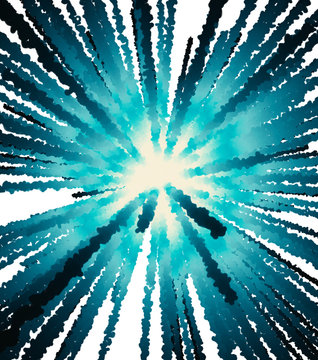 Abstract Sunlight, Dark Blue Rays. Print. Glowing Lights Effects Isolated On Transparent Background. Sun Flash With Rays And Spotlight. Glow Light Effect. Star Burst With Sparkles.