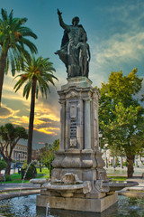 Obraz premium Estatua a San Juan Bautista de la Salle