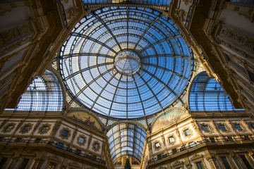 Galleria Vittorio Emanuele II historic building Milan Italy