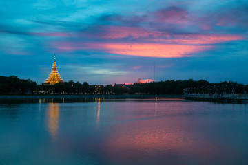 Fototapeta na wymiar Temple Khonkaen Thailand