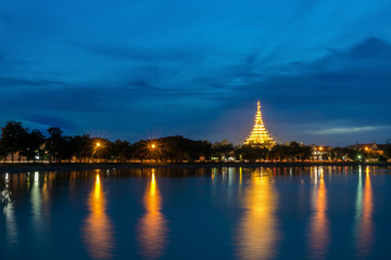 Fototapeta na wymiar Temple Khonkaen Thailand