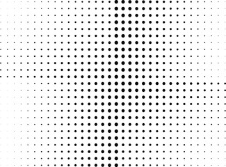 Abstract halftone dotted background. Monochrome pattern with dot and circles.  Vector modern pop art texture for posters, sites, business cards, cover postcards, interior design, labels, stickers.