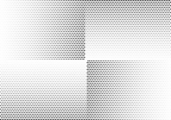 Abstract halftone dotted background. Monochrome grunge pattern with dot and circles.  Vector modern pop art texture for posters, sites, business cards, cover, postcards, labels, stickers layout.