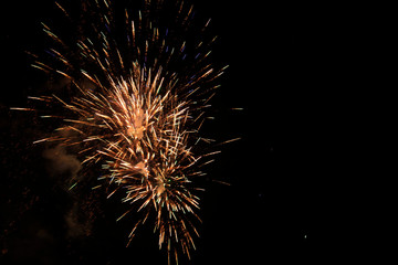 Fireworks in Chinese New Year