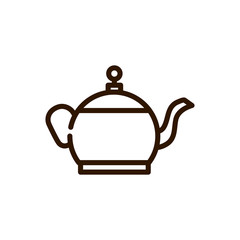 tea pot ceramic preparation line design