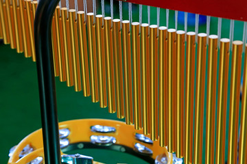 Percussion instruments harp