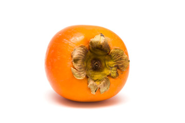 Asian persimmon isolated on the white background