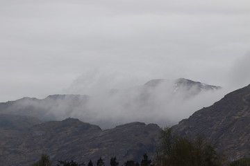 foggy mountain