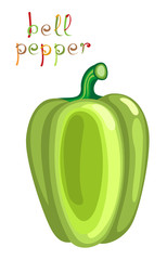 Green bell peppers.