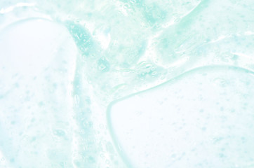 Gel serum texture with transparent micro bubble. Skin care concept. - Image