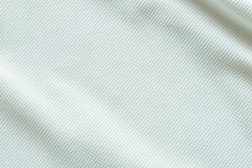 White grey fabric close up shot of Cotton and polyester Polo shirt. Casual wear over the weekend or...