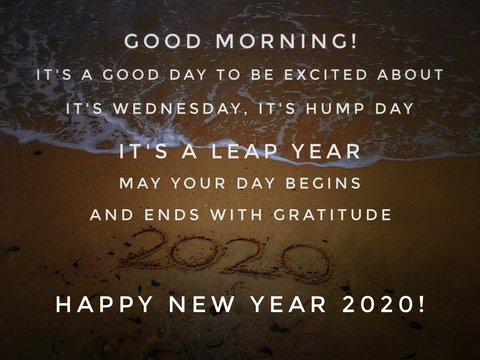 Image with wordings or quotes for happy new year 2020
