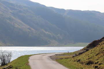 road in mountains