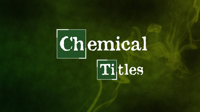 Chemical Titles