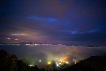 Sunrise on the mountains