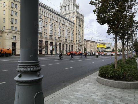 Street At Mayakovskaya Metro Station