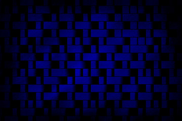 Blue brick structured texture background