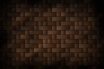 Brown brick structure pattern