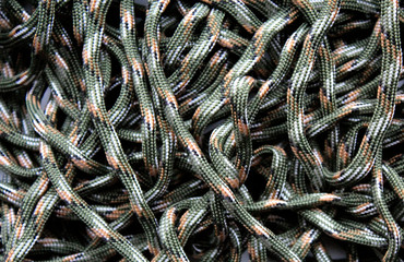 Grey paracord background and texture
