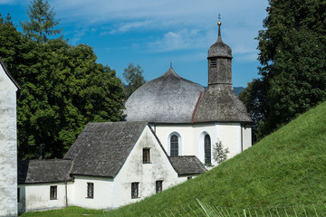 Fototapeta na wymiar Loretto-Kapellen in Oberstdorf
