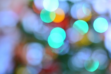 Fondo Abstracto de luces de Navidad desenfocadas