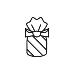 Gift icon vector isolated on background. Trendy birthday symbol. Pixel perfect. illustration EPS 10. - Vector..