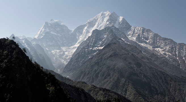 Thamserku mountain, Solo Khumbu, Nepal