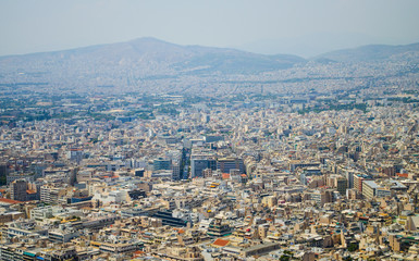 Athens on a hot summer day