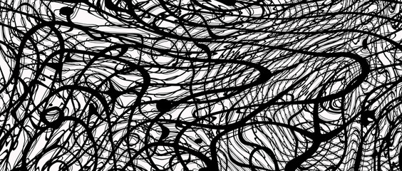 Spiral geometric  black white lines. 3d render.jpg