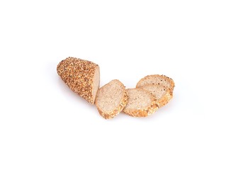 Bread isolated on a white background