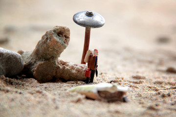 miniature figures, tiny people, ho scale, 1:87 scale