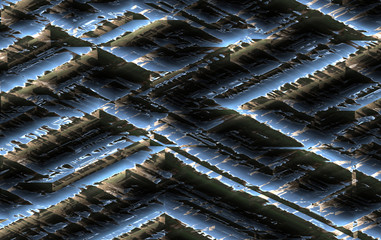  strange abstract metal