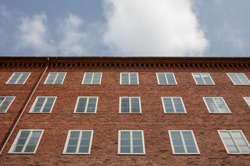 Fototapeta na wymiar facade of a building windows 