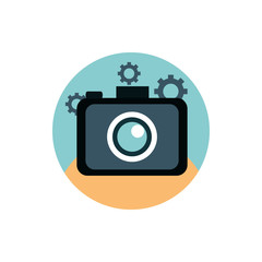digital marketing photo camera setting gears