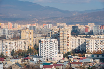 Naklejka premium residential area of Gldani or Muhiani in the city of Tbilisi