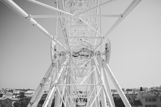 Grande roue vue de l'int&eacute;rieur