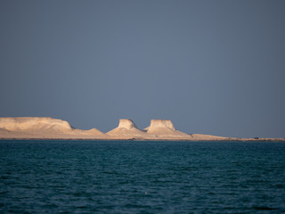 Rock formations (Bandar Nakla) on Hawar Island, Bahrain