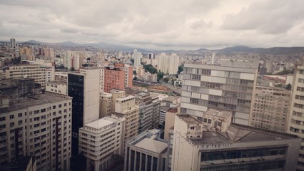 Naklejka na ściany i meble Vista panorâmica Cidade Belo Horizonte