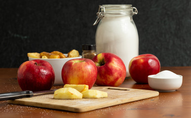 Prepping Apples for deserts