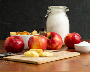 Prepping Apples for deserts